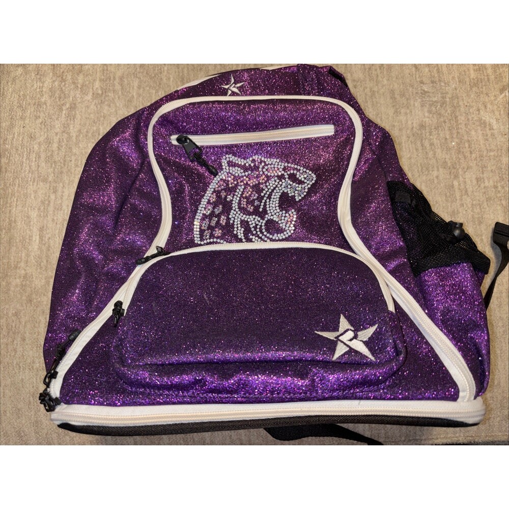 FULL SIZE Dream Bag Sequin Amethyst Purple Rebel Athletic Backpack MSRP $138 Cat